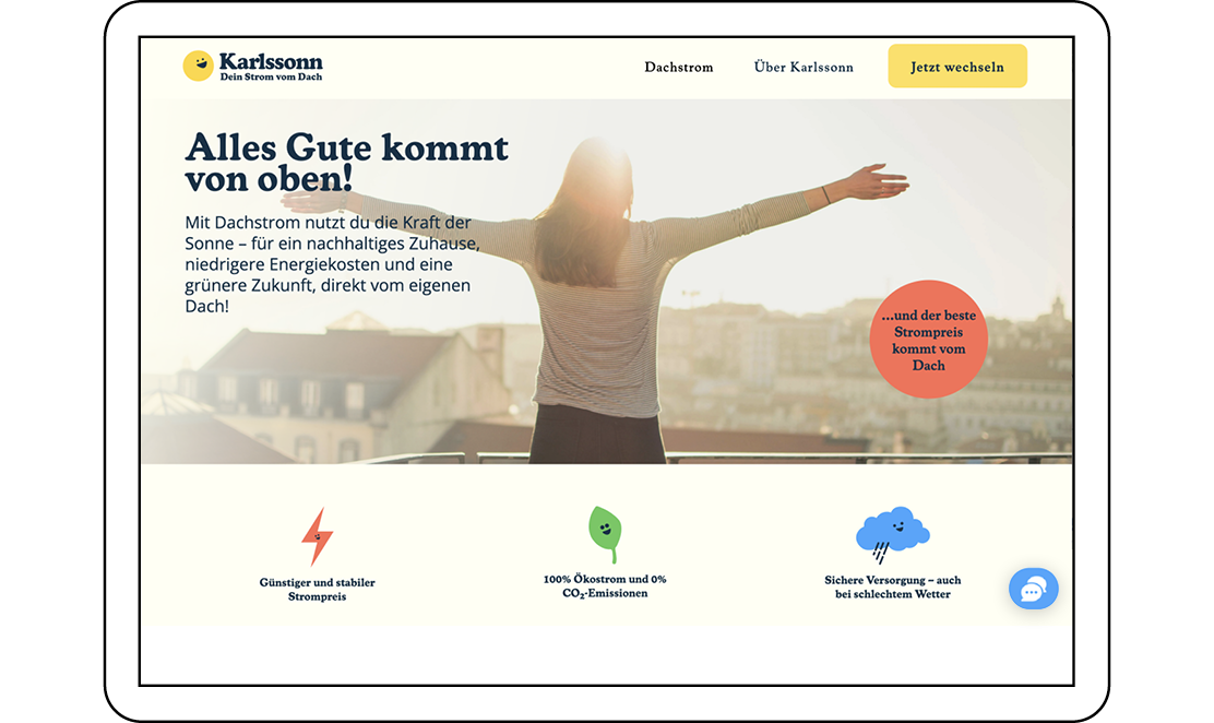 Screenshot Homepage Karlssonn.de