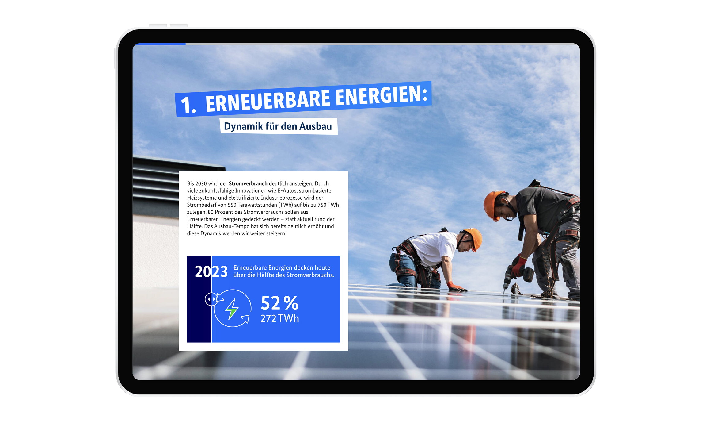 Screenshot BMWE Homepage